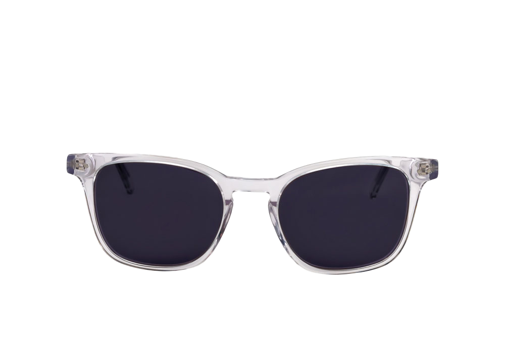 Crystal Sunglasses Readers (Grey) Front View